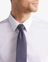 Lineaa mini-chevron silk tie