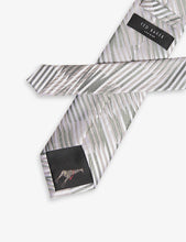 Buy Wavie graphic-pattern silk tie