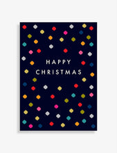 Dot-print Christmas card 12.3cm x 8.8cm