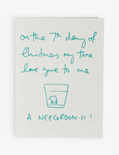 Neogroni Christmas cards set of 5 16x11cm