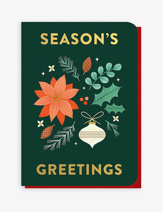 Season's Greetings seedstick Christmas card