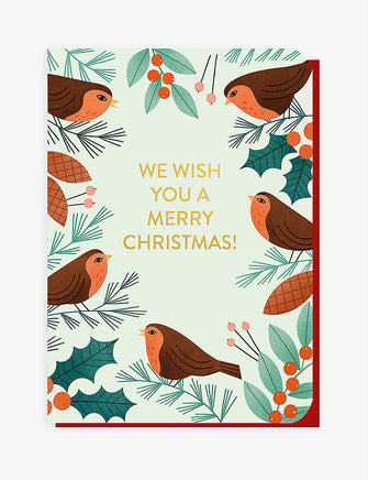 Robins Seedstick Christmas card