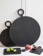 Grained mango-wood chopping board 36cm