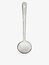 Enamel-coated iron ladle 30.5cm