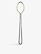 Enamel-coated iron slotted spoon 33cm