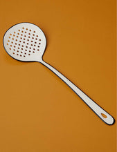 Two-tone aluminium straining spoon 33cm