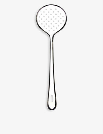 Two-tone aluminium straining spoon 33cm