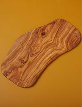 Grained olive-wood serving board 43cm