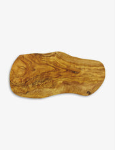 Grained olive-wood serving board 43cm