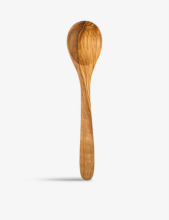 Grained olive-wood spoon 29cm