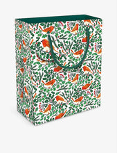 Robins And Holly medium Christmas gift bag 23cm