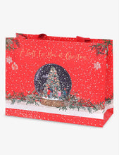 Snowglobe large Christmas gift bag 10cm