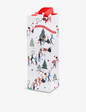 Merry Days bottle Christmas gift bag 35cm