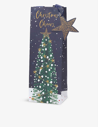 Christmas Street bottle Christmas gift bag 35cm