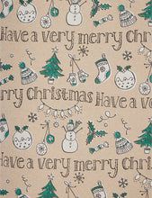 Graphic-print recycled wrapping paper 3m