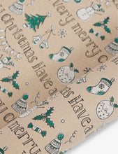 Graphic-print recycled wrapping paper 3m