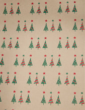 Christmas Tree graphic-print recycled wrapping paper 2m