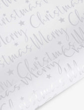Script-print recycled wrapping paper 2m