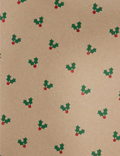 Holly graphic-print recycled wrapping paper 2m