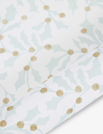 Graphic-print recycled wrapping paper 2m