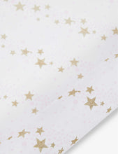 Gold Dust glitter-embellished recycled wrapping paper 2m