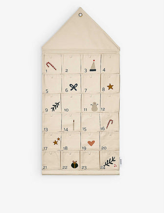 Babbo graphic-print organic cotton pocket advent calendar