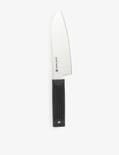 Santoku rubber-handle kitchen knife