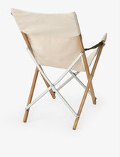Foldable canvas camping chair