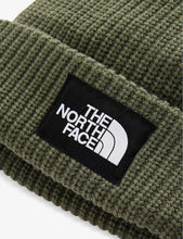 Salty Dog logo-patch knitted beanie hat