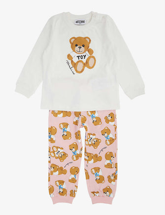 Toy Bear graphic-print legging and sweatshirt set 18-24 months