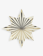 Meri Meri metallic star-shaped paper plates