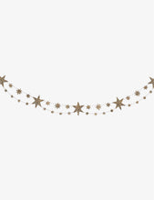 Eco Glitter Stars Garland