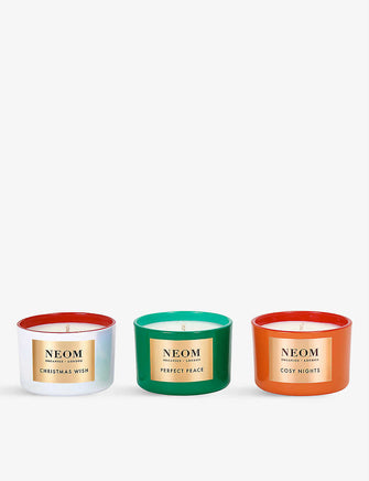 The Winter Wellbeing Wonders scented candle gift set