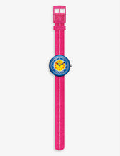 FBNP190 Retro Pink bio-sourced plastic and recycled PET-blend watch