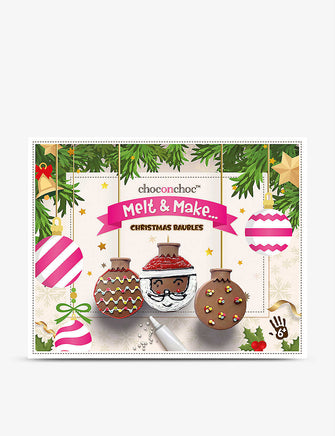 Choconchoc Melt & Make Christmas bauble set 300g