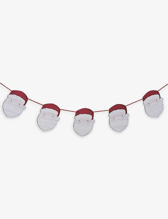 Ginger Ray wooden Santa bunting 2m