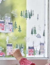 Ginger Ray Christmas scene window stickers set of 2