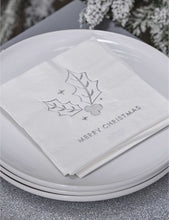 Ginger Ray Holly napkins pack of 20