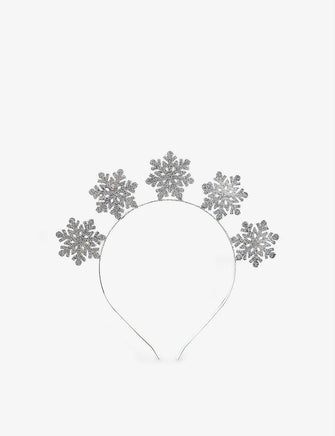 Snowflake adults metal headband