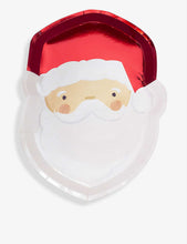 Ginger Ray Santa foiled paper plates pack of eight