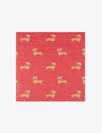 Ginger RaySausage Dog Napkins pack of 16