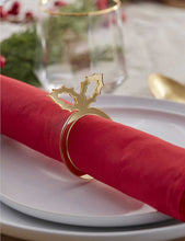 Ginger Ray holly acrylic napkin ring