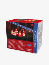 Light-up Santa Christmas decoration set of five