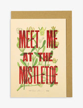 Happy Holidays handmade letterpress Christmas cards pack of six