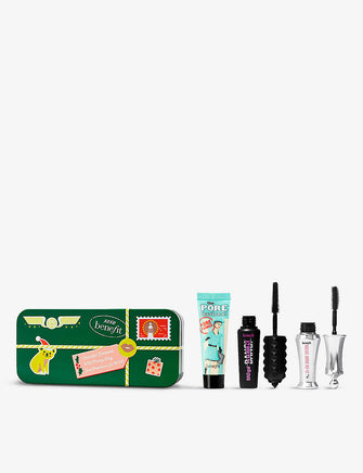 Merry Mini Mail mascara, primer & brow gel gift set