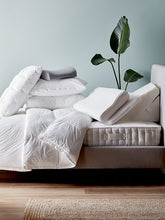 John LewisNatural Quilted Top Hybrid Standard Pillow, Medium/Firm