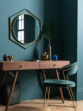 John Lewis + Swoon Beauvoir Hexagon Metal Frame Wall Mirror, 75 x 65cm, Gold