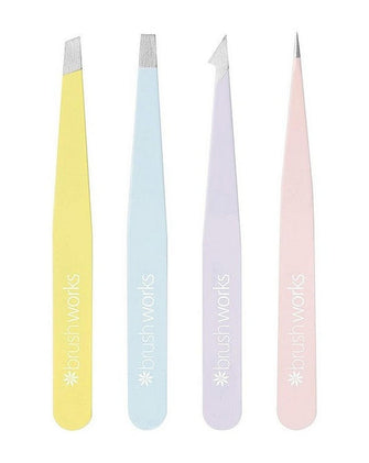 Brushworks Pastel Tweezer Combo Set