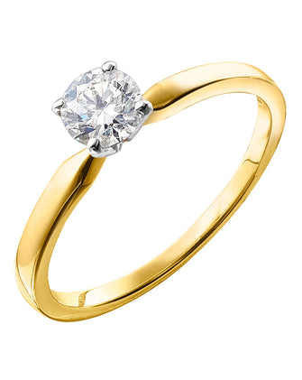 18 Carat Brilliant Cut 1/2 ct Solitaire Engagement Ring