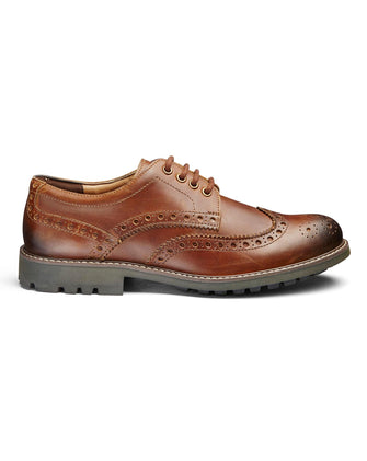 Leather Brogues Extra Wide Fit